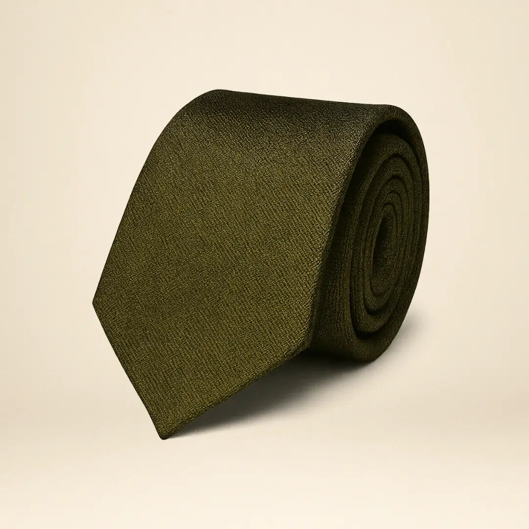 Gravata Verde Musgo