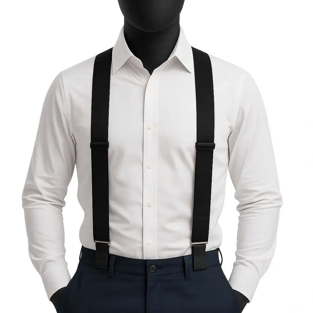 Suspensório Preto Masculino