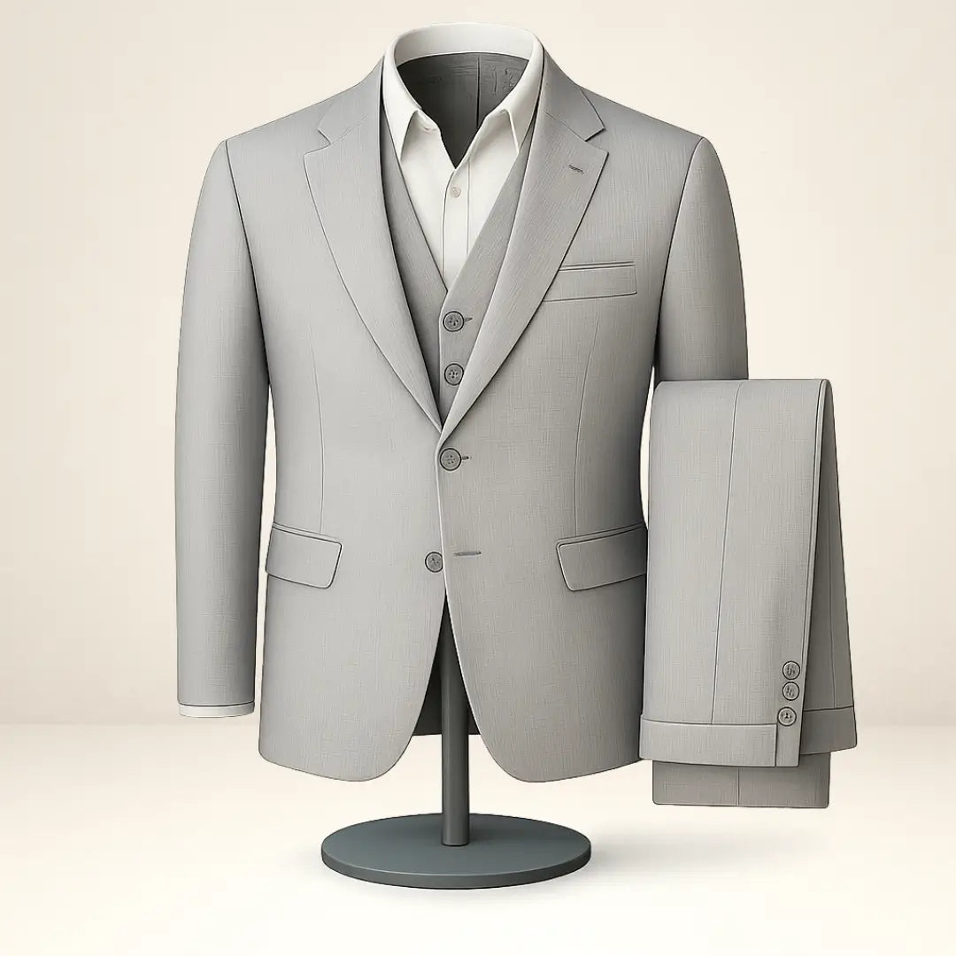 Terno Masculino Bege Slim Elegance