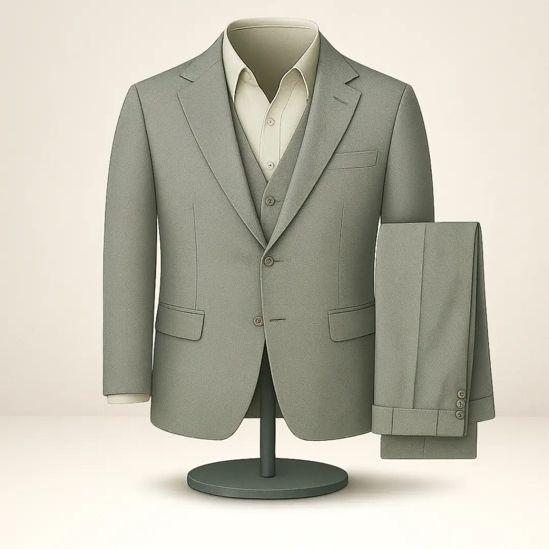 Terno Masculino Bege Slim