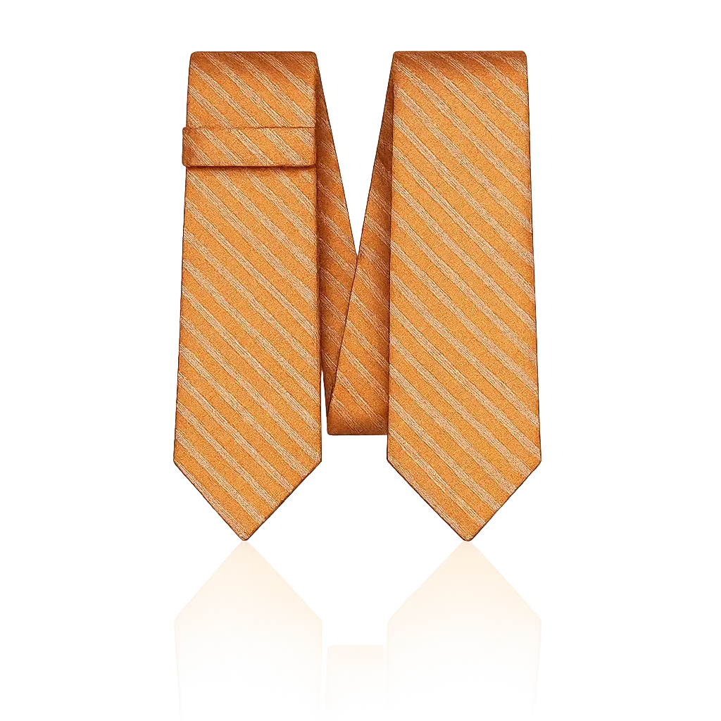Gravata Laranja Cobre