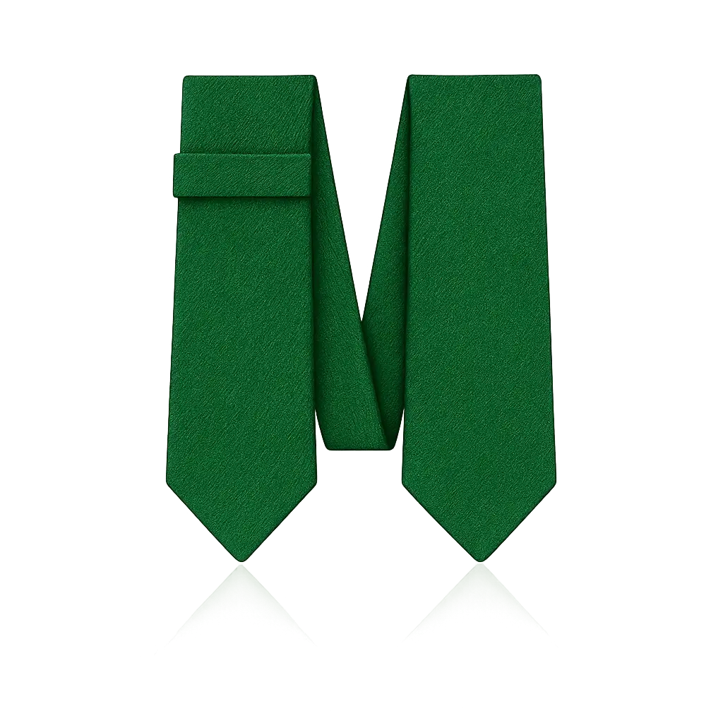 Gravata Verde Musgo