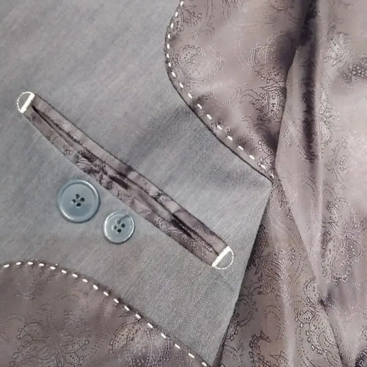 Terno Azul Claro com Interior Preto Premium