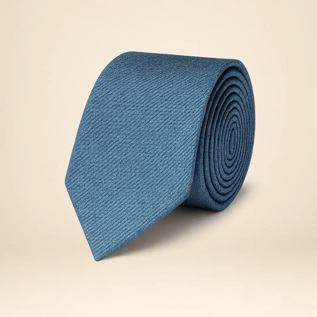 Gravata Azul Petróleo