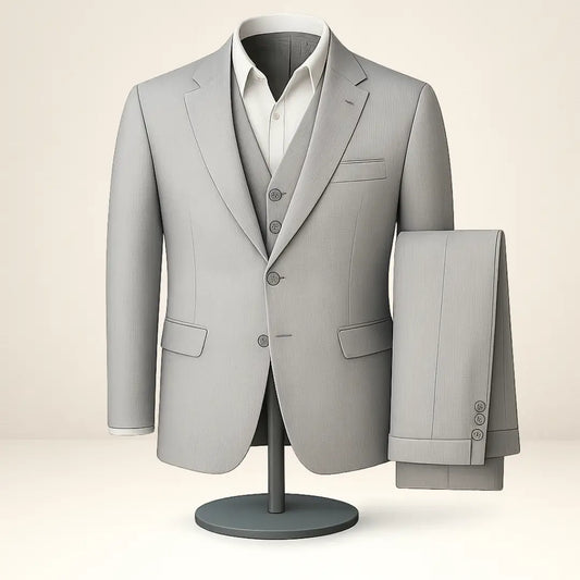 Terno Masculino Bege Slim Elegance