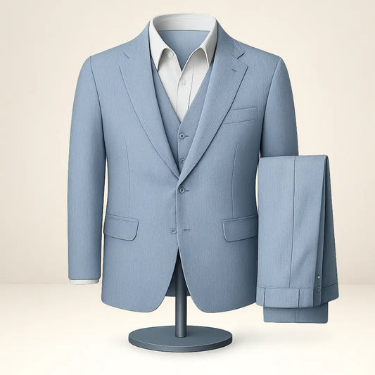 Terno Masculino Azul Claro