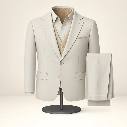Terno Masculino Bege