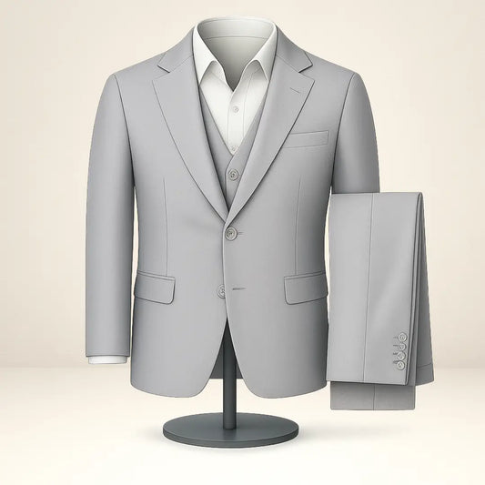 Terno Masculino Cinza Premium