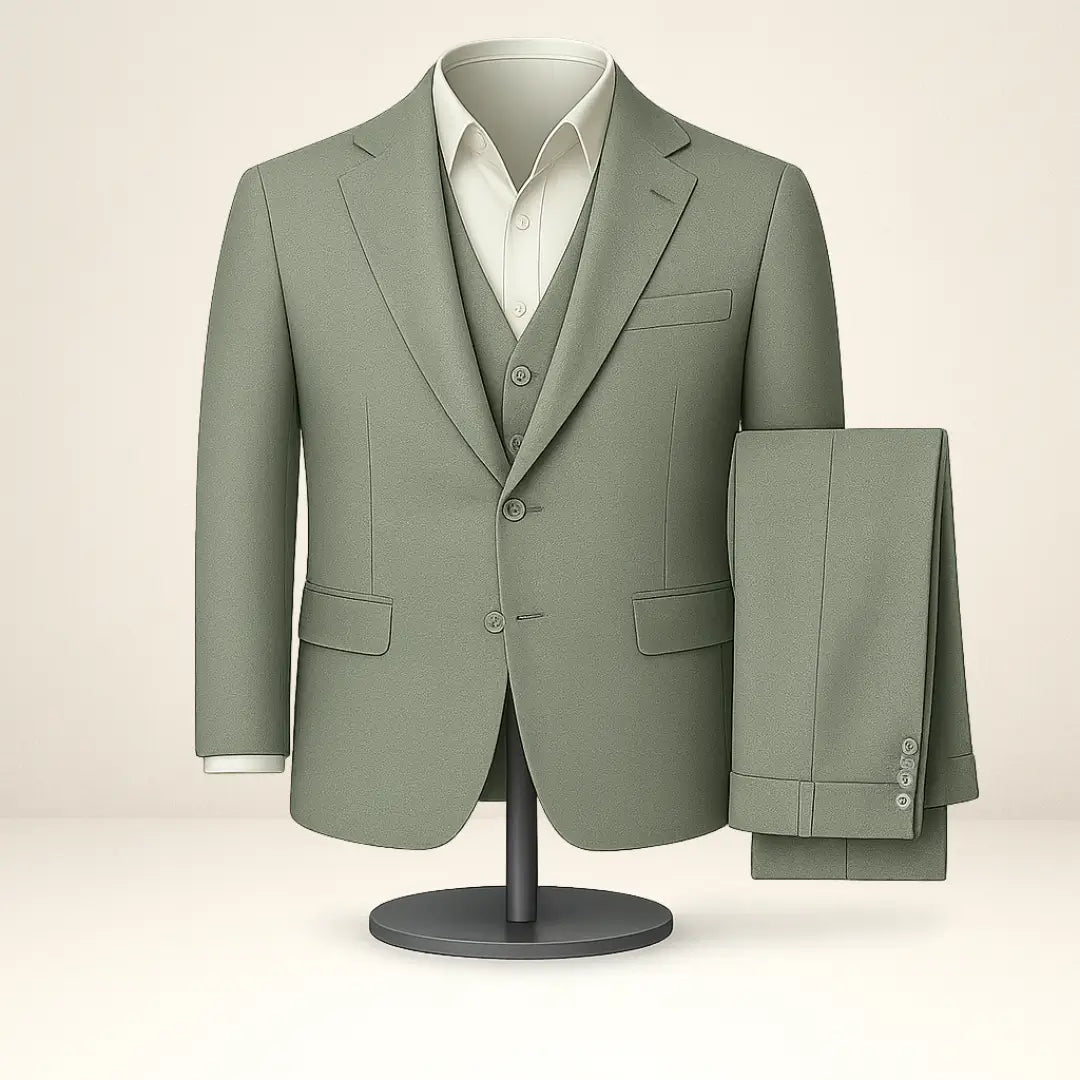 Terno Masculino Preto Azulado Elegance