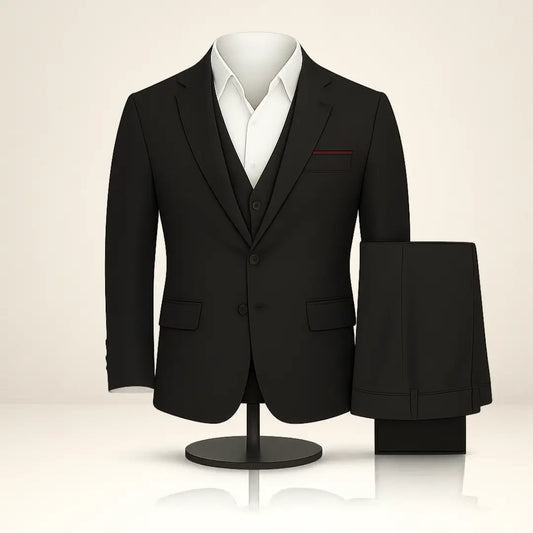 Terno Masculino Preto Slim - Camisaria Elegance