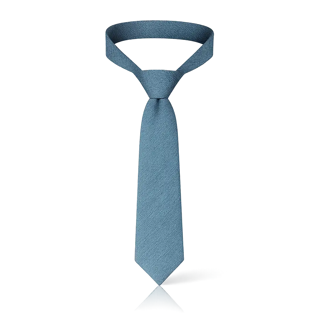 Gravata Azul Petróleo