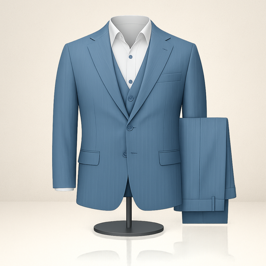 Terno Masculino Slim fit Azul Claro