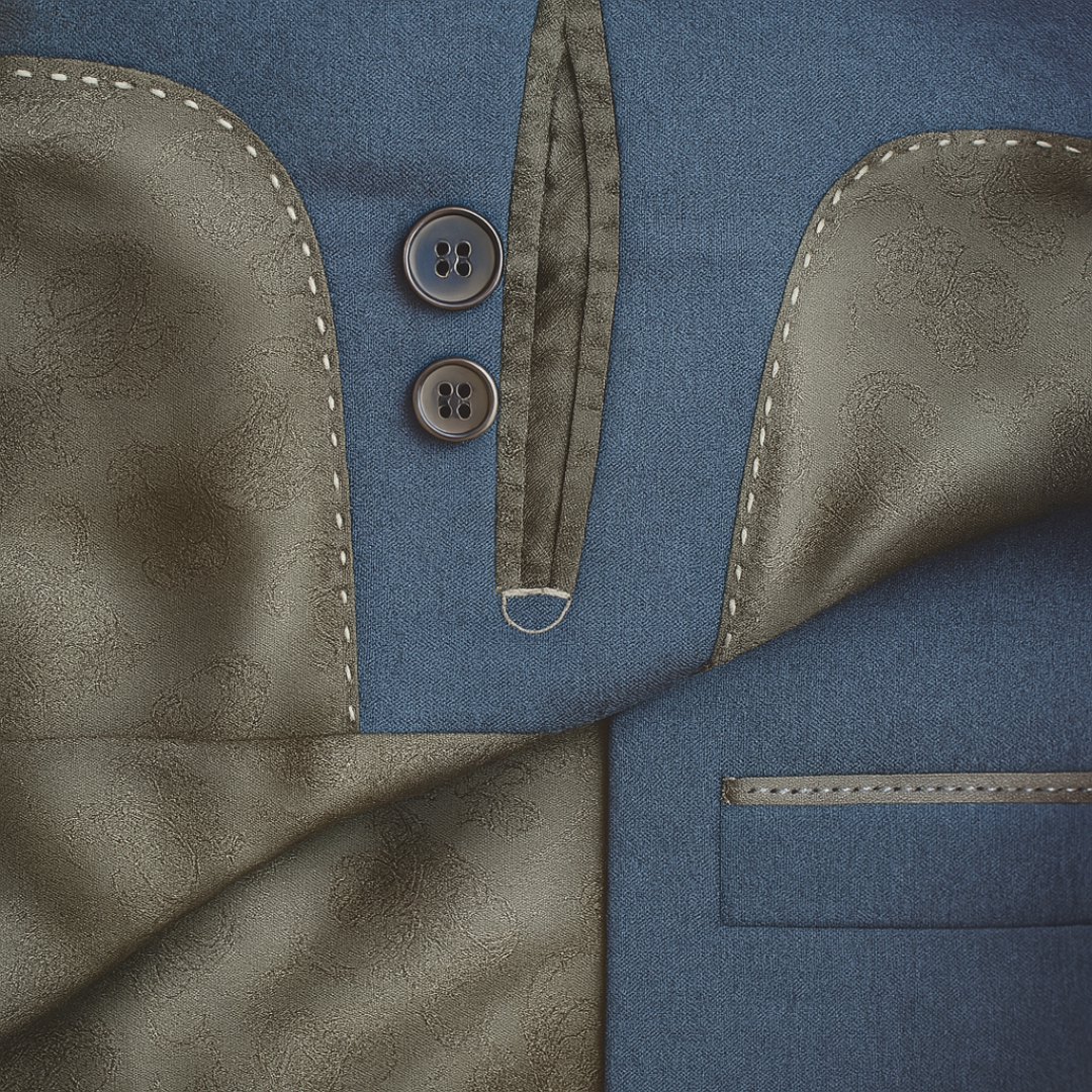 Terno Masculino Slim fit Azul Claro